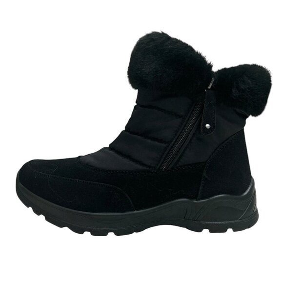 Easy Dry by Easy Street FROSTY Women's WaterProof Winter Boots Black Size 6M - Picture 3 of 7